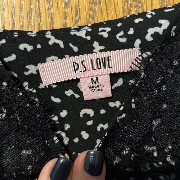 P.S. Love animal print cami - size M - Picture 2 of 8